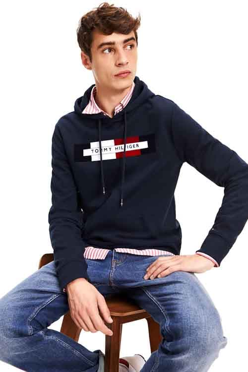 BLUZA HILFIGER LOGO HOODY