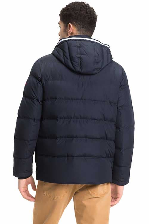 KURTKA TOMMY DOWN HOODED BOMBER