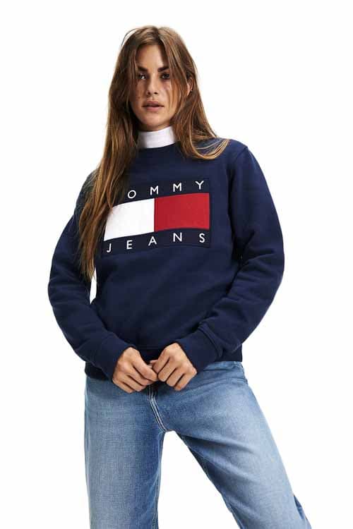 BLUZA TOMMY FLAG CREW