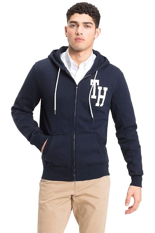 BLUZA HILFIGER HOODED ZIP THROUGH