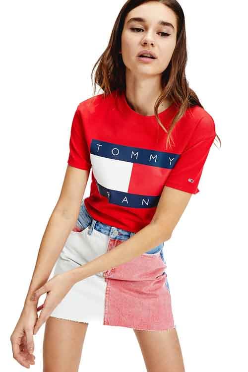 T-SHIRT TOMMY FLAG TEE 