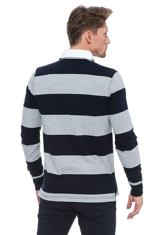 POLO ICONIC BLOCK STRIPE RUGBY